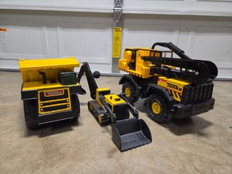 Vintage 1980s/1990s Mighty Tonka Construction Lot (3 Vehicles)
