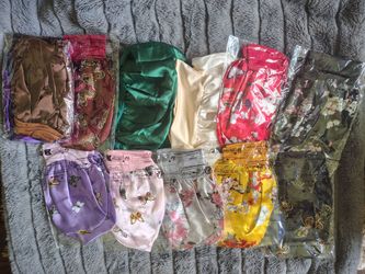 Silk hair bonnets