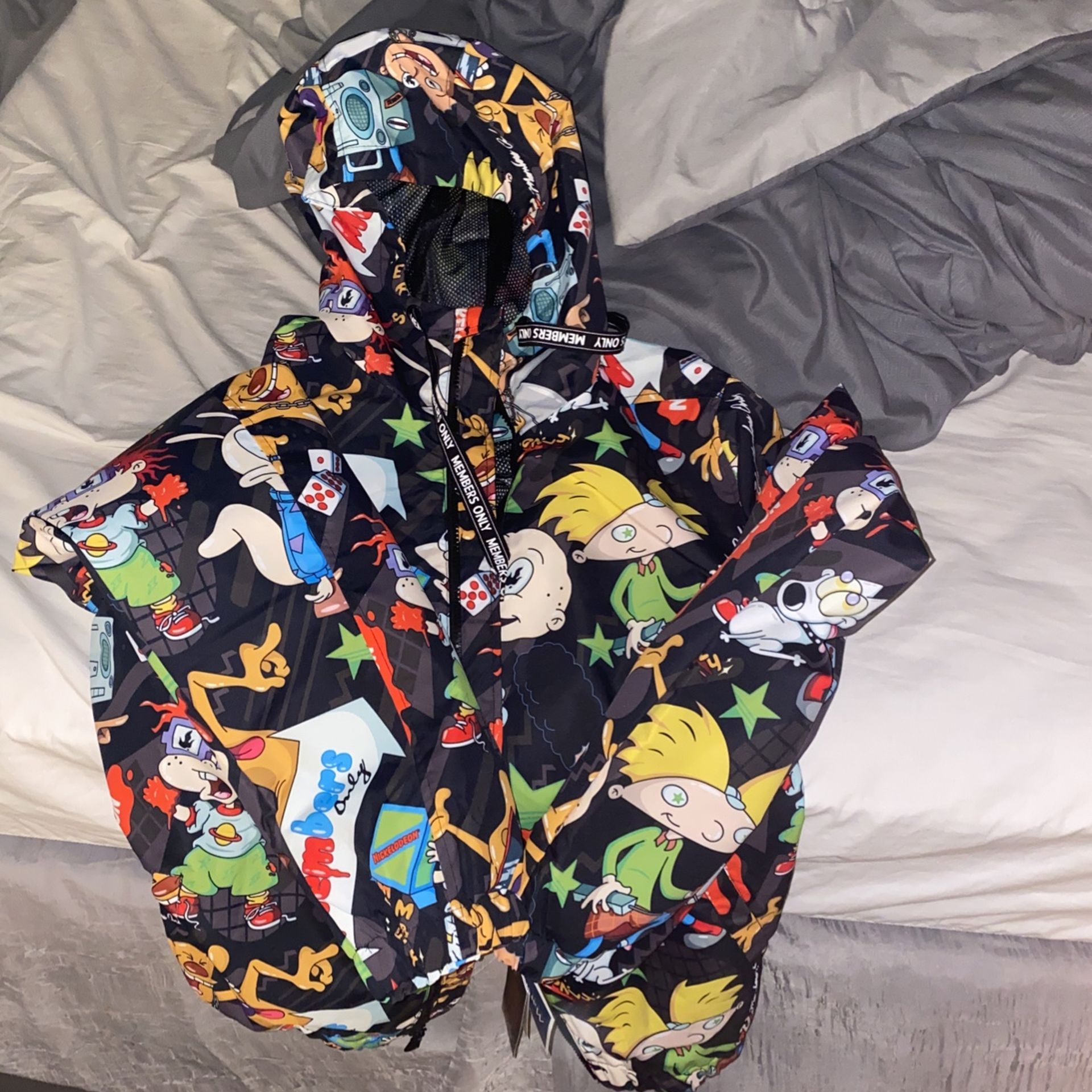 Zip Up Members Only X Nikleodeon Collab