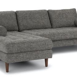 Article Sven Briar Gray Left Sectional
