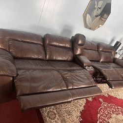 Recliner Couch (All Leather)
