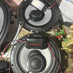 Crunch 6 1/2 inch component speakers 300 W