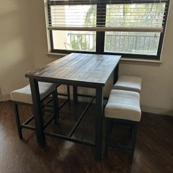 High Top With Stools