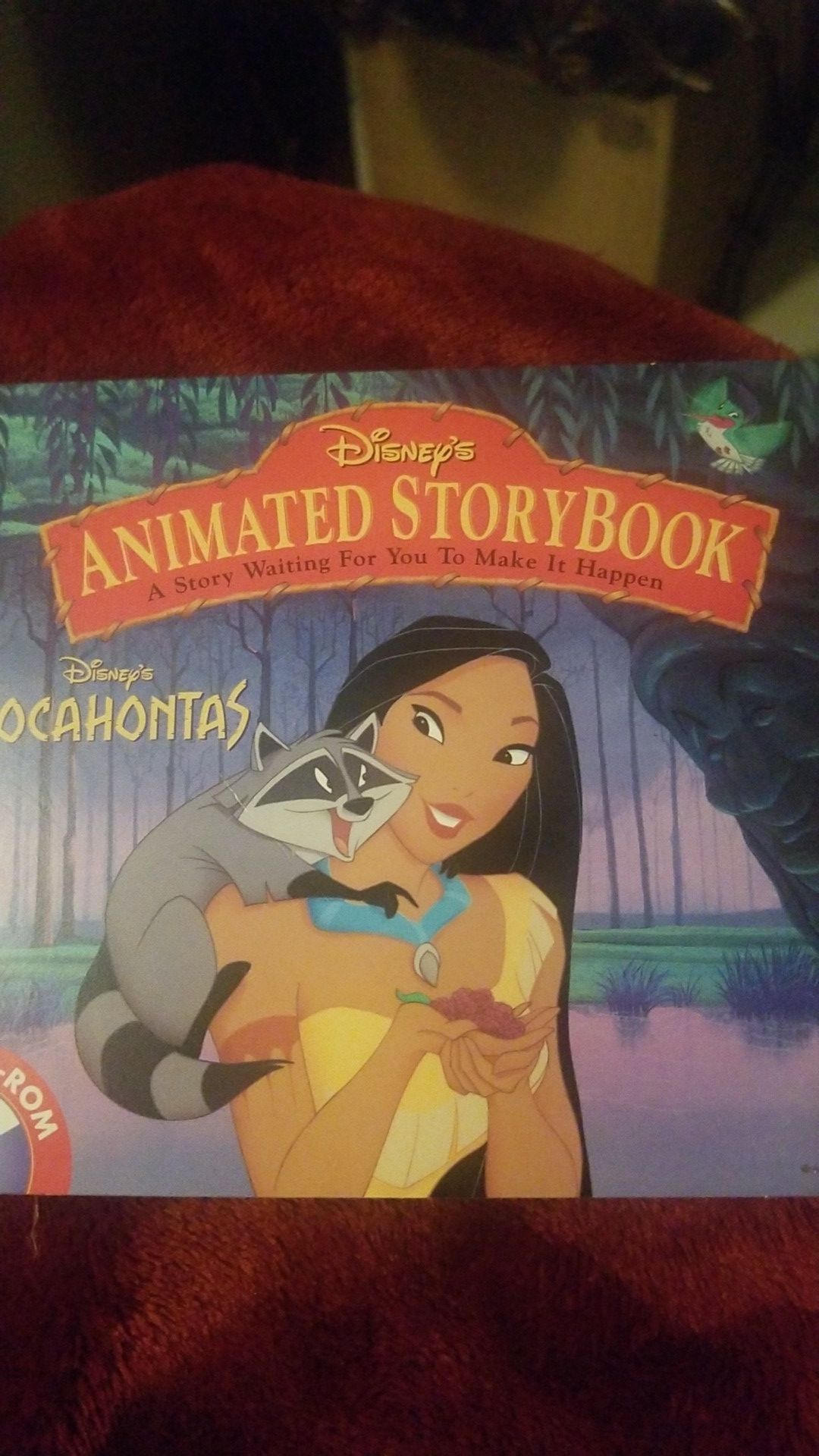 New! Disney's Pocahontas Animated Storybook