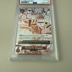 Honesty impact PSA 10 