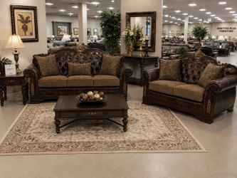 🛋️ Luxury Traditional Sofa & Loveseat Set — $2,199