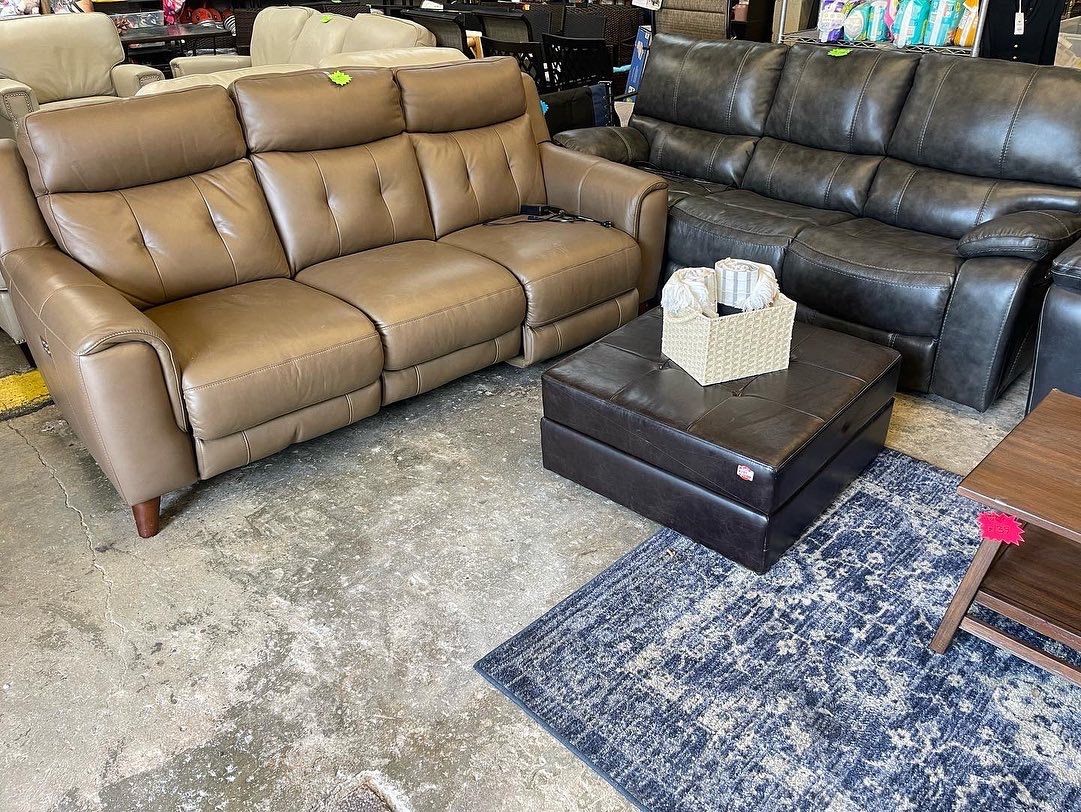 Leather Recliner Sofa New &999 Each