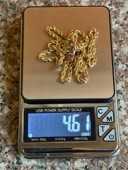 10K Rope Chain