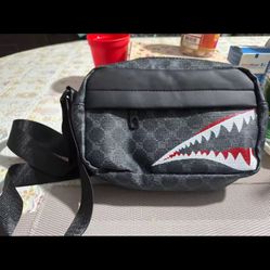 Creative Shark Mouth Crossbody Bag Simple Coin Purse Mobile Phone Bag Casual Fashion Crossbodyunisex