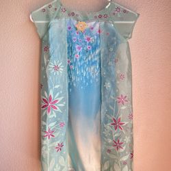 Disney Frozen Fever Elsa 4-6X Child Halloween Dress