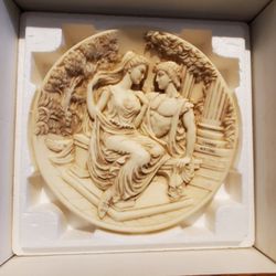 Marble Relief Greek Mythology Collector Plates 