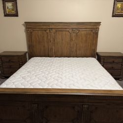 King Size Bedroom Set With Mattress 