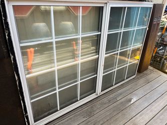 White , 6040 gridded aluminum windows
