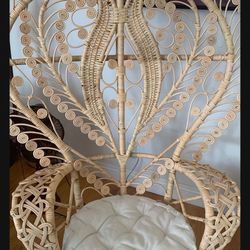 New Ratan Peacock Chair Boho Never Used