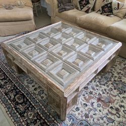Kreiss Designer Coffee Table Glass Top