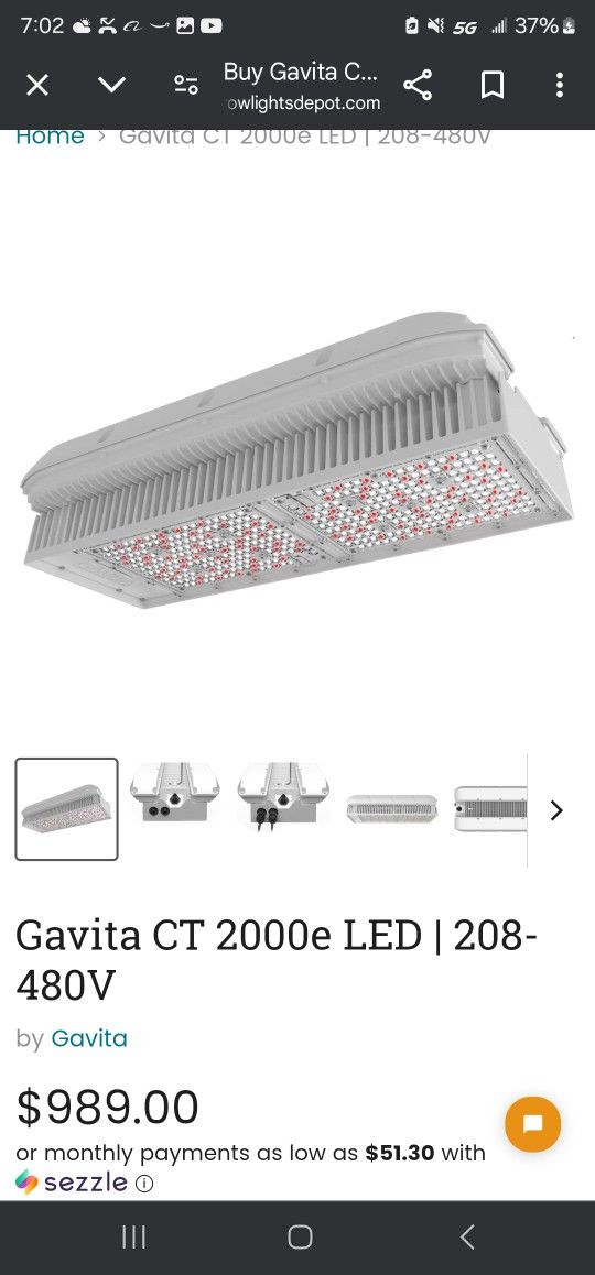 Gavita CT 2000e LED | 208-480V