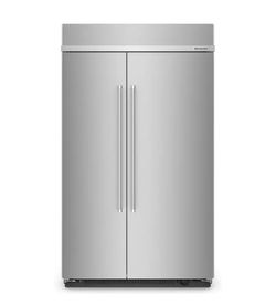 Kitchen Aid 30 CU FT Counter Depth Side by Side Refrigerator Ice Maker Stainless Steel 