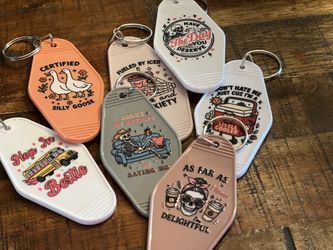 Hotel Style Keychains 