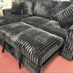 Black Corduroy Sofa Sleeper 