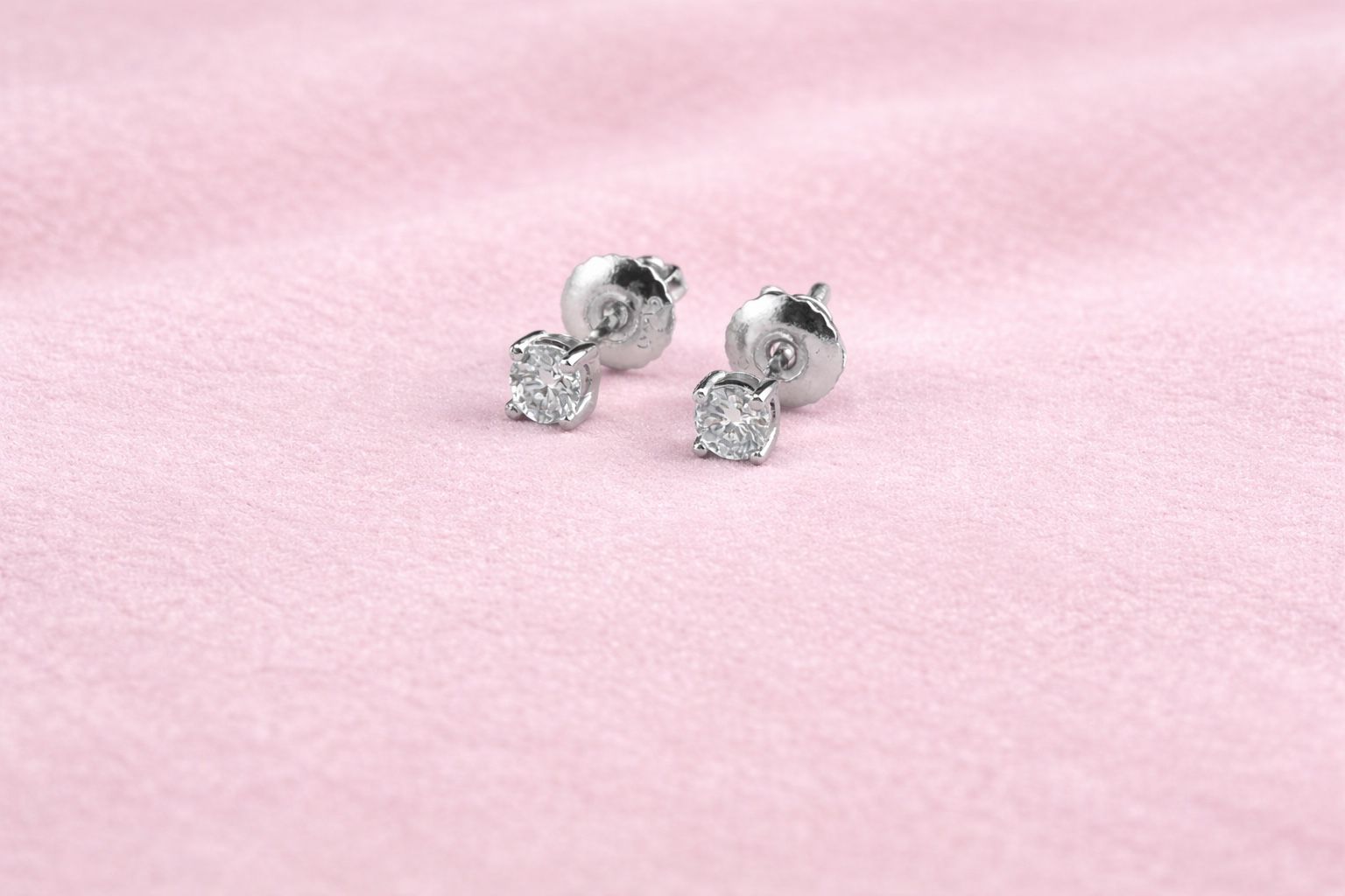 VVS EARRINGS PASS DIAMOND TESTER 925 SILVER