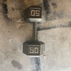 50lb single Dumbbell 