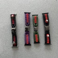 Custom Apple Watch Bands Made Of Paracord 