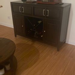 China Storage Cabinet with Wine Rack