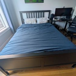 Ikea Hemnes Queen Bed frame - Black 