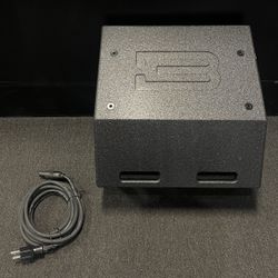 BassBoss CCM12-MK3 12” Coaxial Powered Monitor Speaker W/ Power Cable