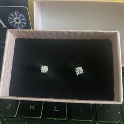 1ct diamond earring 