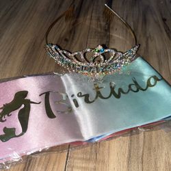 Birthday Queen Tiara and Sash