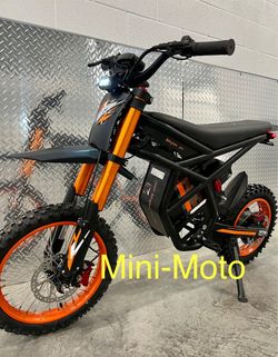 NEW - 2400W Electric Pit Bike, 37mph+, 4’8-6’2 Rider, 29inch High Seat, 21ah Removable Battery, Reversed Fork, GT54, Tuttio Similar