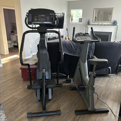 Stairmaster And Upright Bike 