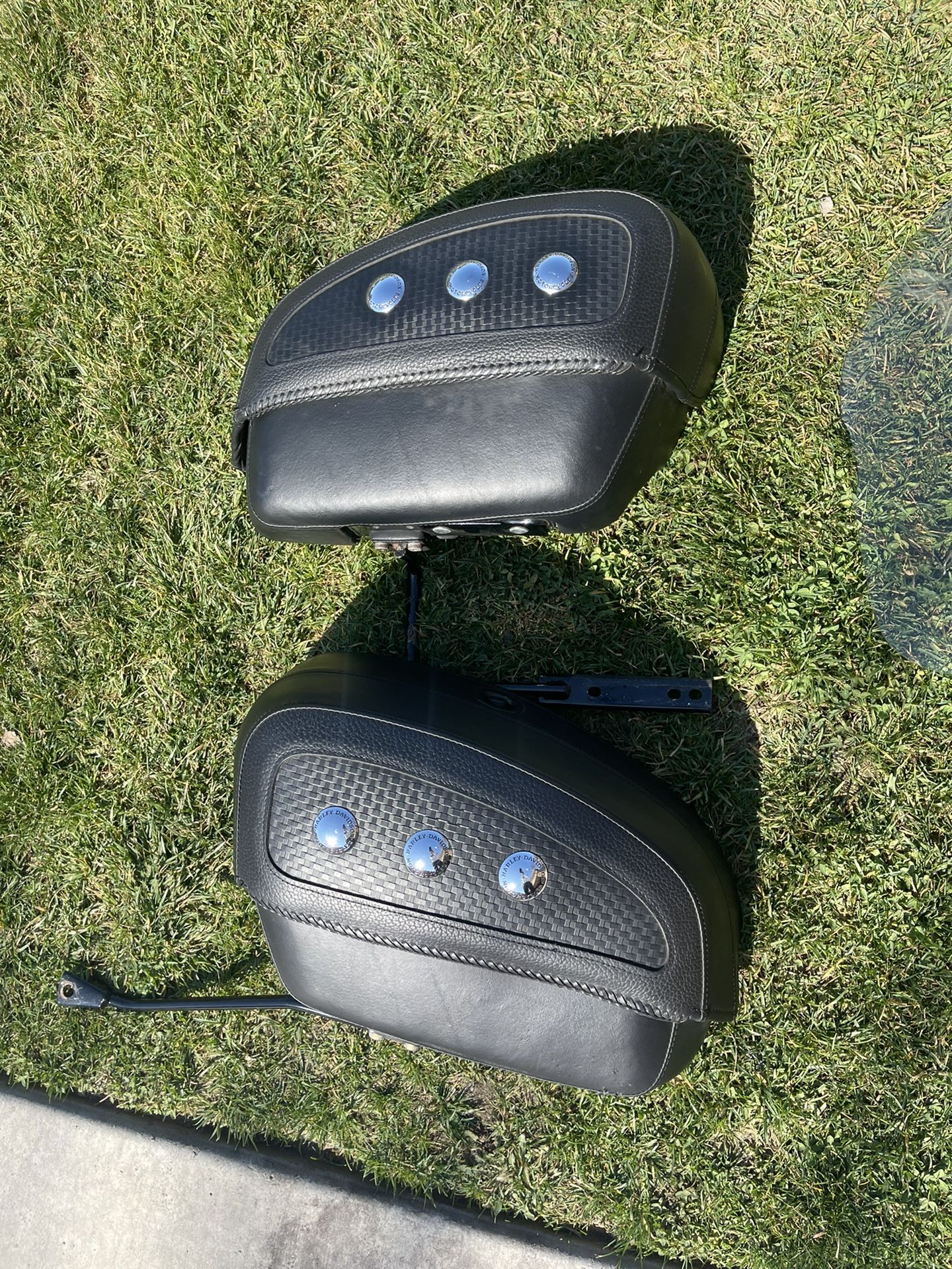 Harley Davidson Windshield And Soft Bags