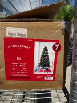 Wondershop 6.5 pre-lit Alberta Spruce Artificial Christmas tree