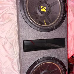 Brand new 2 12 kickers in a ported box