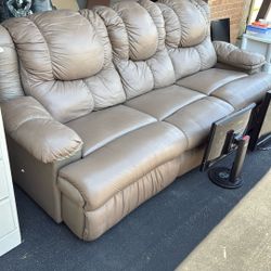 Leather Couch 