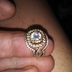 Vintage .925 Real Stones. 3. Set Ring