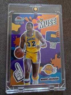 Magic Johnson numbered card 113 of 125