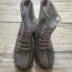 Girls glitter rain boots size 11 little kids 
