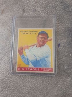 George Herman (Babe) Ruth