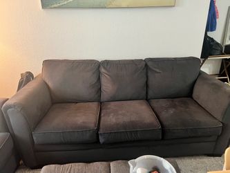 Couch + Loveseat combo Navy/Gray
