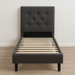 Twin sized bed with mattress