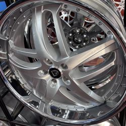 24s Staggered Wheels Tires 5x115 