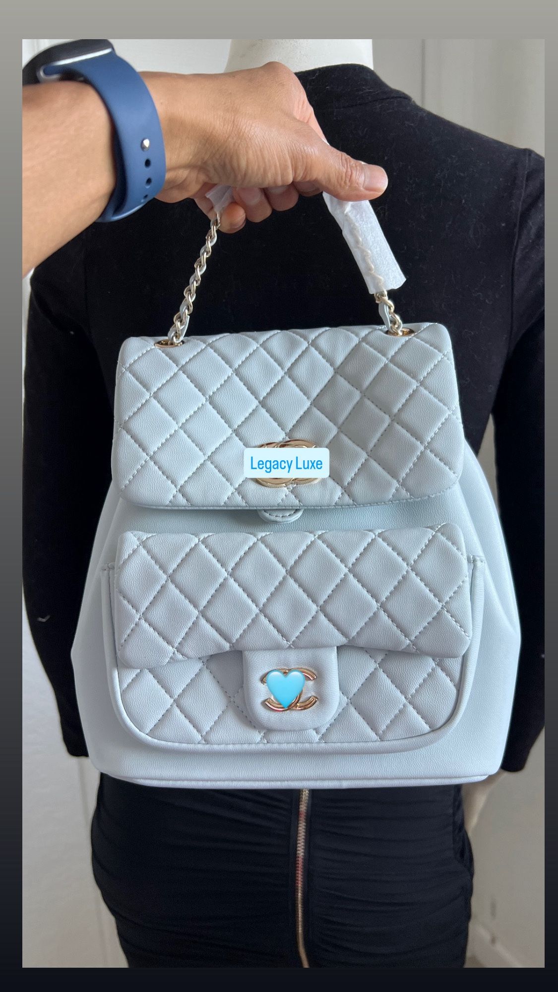 Backpack In Lambskin Leather 