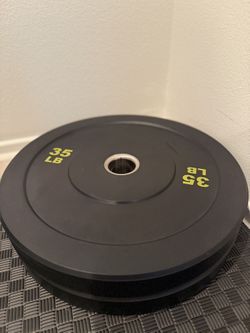 35 LB Rubber Bumper Plates (Pair)