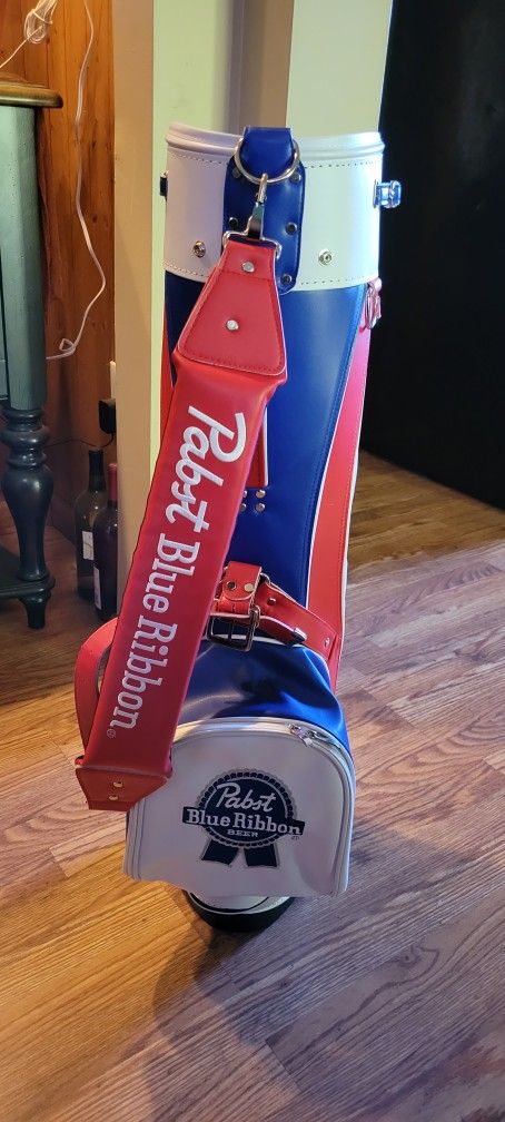 Pabst Blue Ribbon PBR Golf Bag Brand New