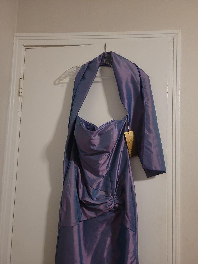 Purple Mermaid Style Dress