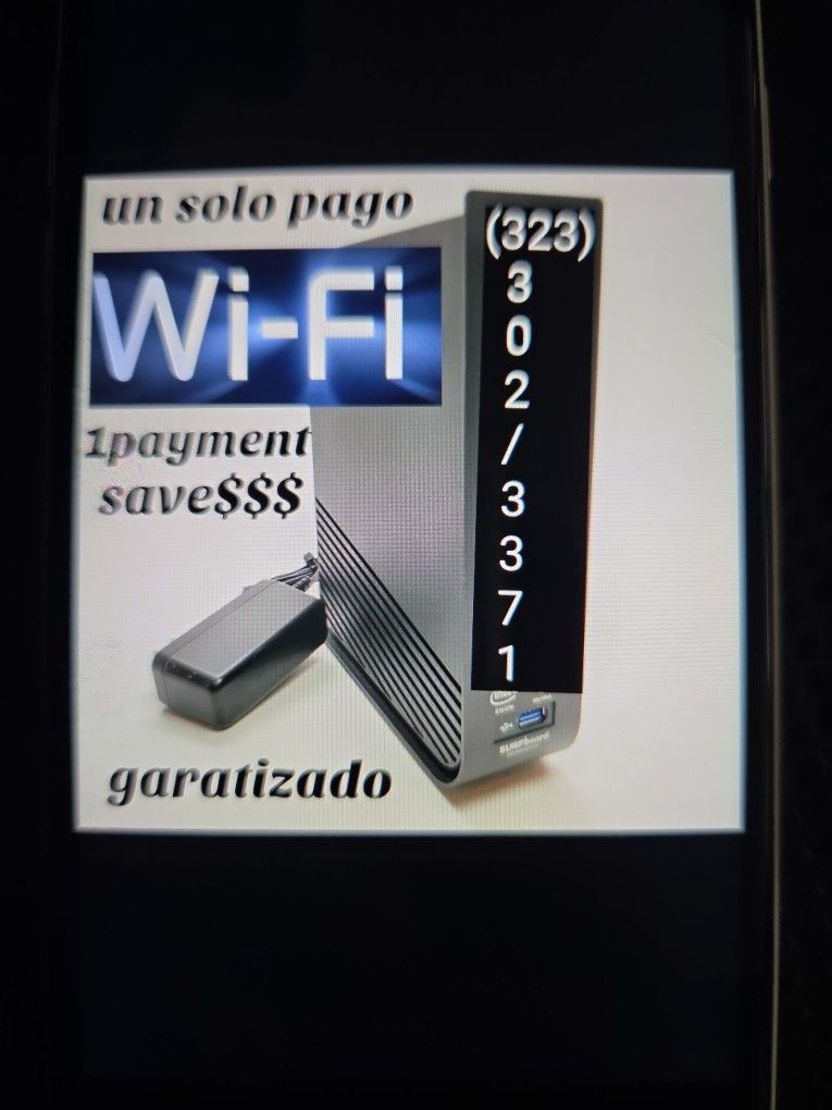 Great Like New Modem Box With Router