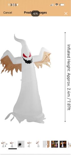 Inflatable Halloween ghost decoration